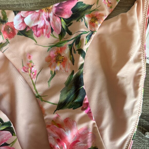 Express Body Contour Pink Floral Bikini Set | Size Medium | NWT - Picture 4 of 6